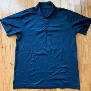 Lululemon Mens navy polo size L